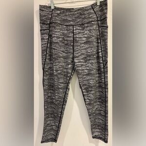 KINESIS Sport Leggings Active Workout Pants w/pockets 2X